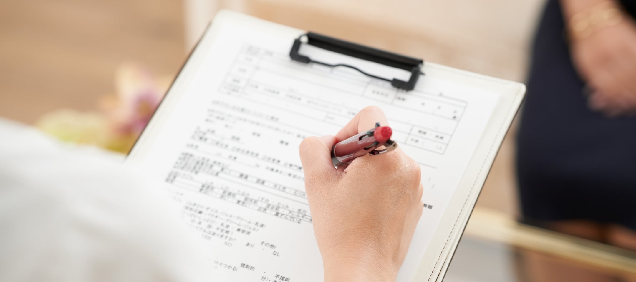 患者さまからのアンケートに真摯に対応。